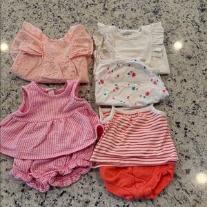 Cat and Jack Outfit Bundle 0-3M